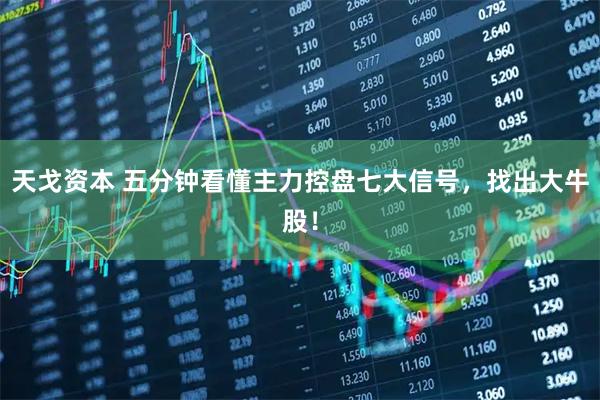 天戈资本 五分钟看懂主力控盘七大信号，找出大牛股！