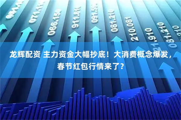 龙辉配资 主力资金大幅抄底!大消费概念爆发,春节红包行情来了?