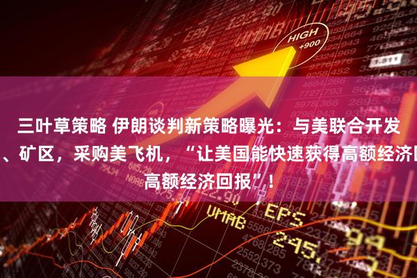 三叶草策略 伊朗谈判新策略曝光:与美联合开发油气田、矿区,采购美飞机,“让美国能快速获得高额经济回报”!